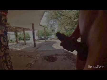 urbex showing off with handjob a perfect unsightly lady loves my