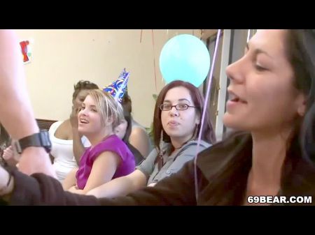 birthday with male strripers
