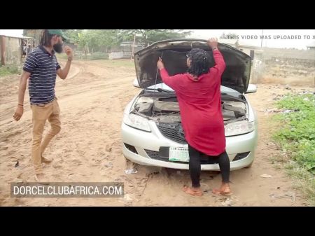 dark damsel has excellent sex with mechanic