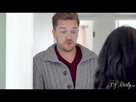 busty teacher swallows