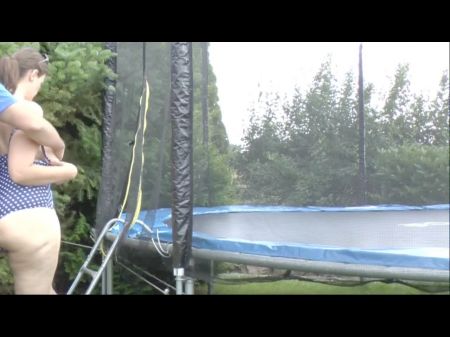 wife and husband are walking naked and fucking