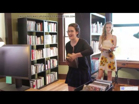 muslim girl flasing in the library
