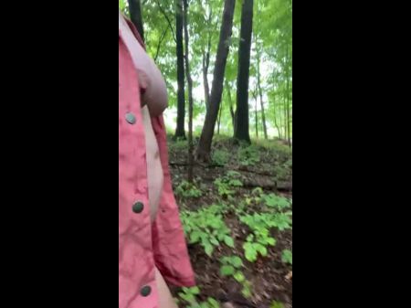 paying for walking alone in the woods