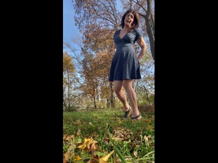 brunette boob press