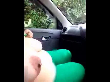 car boob press fuck