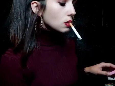 smoking miranda fetish brunette