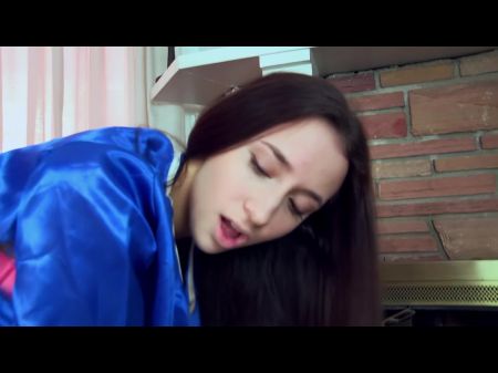 traning teacher and boy house room oil message milfs