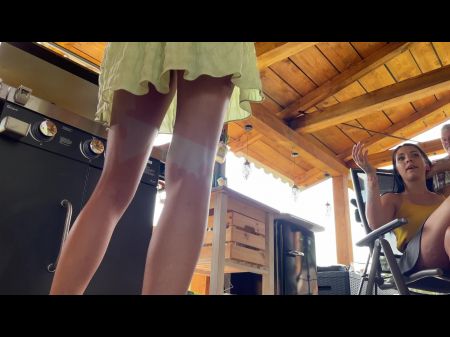 miniskirt crossedlegs